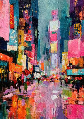 De kleurenpracht van de metropool