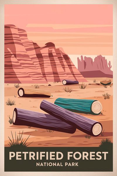 Petrified Forest National Park von Poster Art Shop