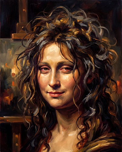 Die Mona Lisa an einem Montagmorgen