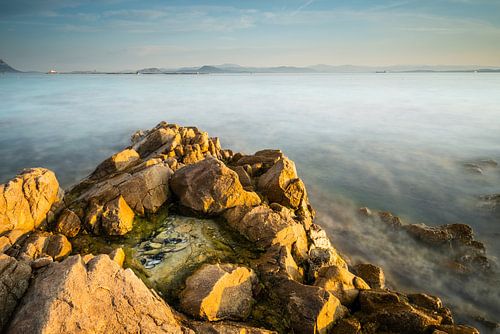 Sunset in the bay of Olbia - Sardinia