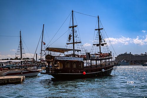 Kroatië : Het piratenschip in Split