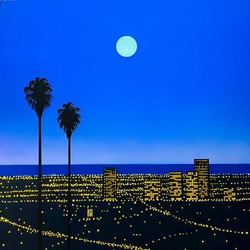 Hiroshi Nagai - City Pop bij nacht, de maan van Vivanne