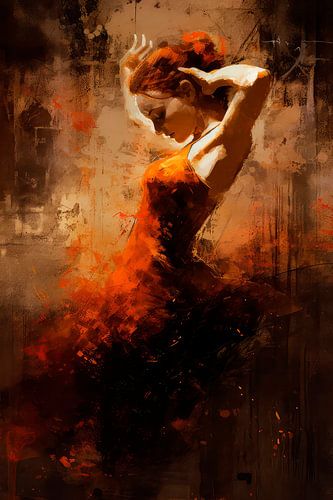 The Dance. Fiery Passion in Motion
