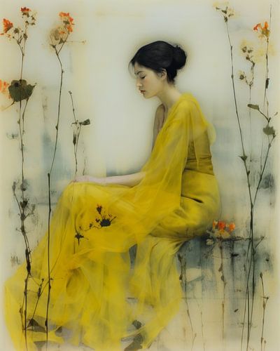 Botanisch portret met een verweerde uitstraling