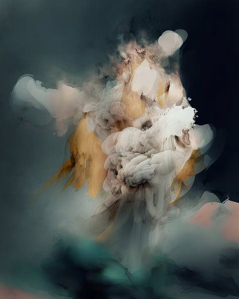 Contemporary abstract &quot;colour explosion&quot; by Studio Allee
