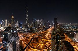 Eine nächtliche Skyline von Olga Ilina