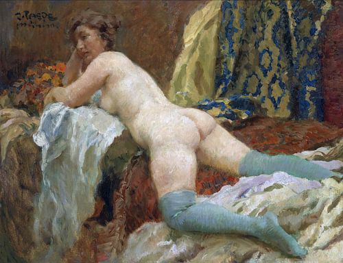 Vrouwelijk naakt met kousen, Paul Paede