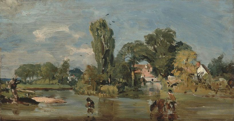 latford Mill, John Constable by Masterful Masters