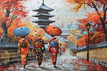schilderachtig Japan van Egon Zitter