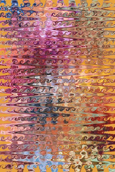 Art Colorful Spiral 111 by Claudia Gründler