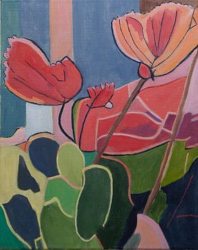 Tulips by Antonie van Gelder Beeldend kunstenaar