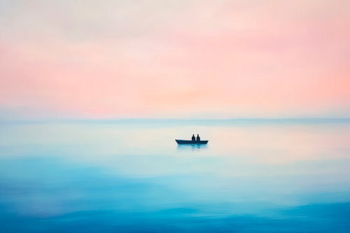 Zacht ochtendhumeur over kalm water