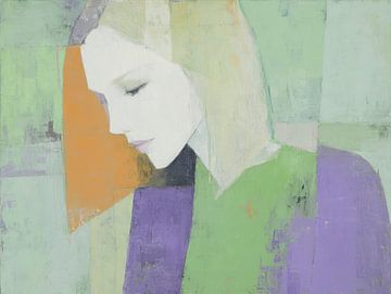 Vrouw Stilte van ARTEO Schilderijen