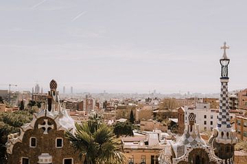 Park Guell Skyline | Barcelona | Spanien von Roanna Fotografie