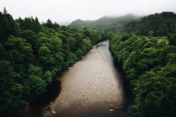 Rivier in Schotland van Katrin Friedl Fotografie