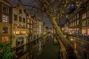 Vieux canal d'Utrecht sur Leon Okkenburg