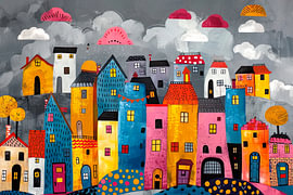 A colourful hustle and bustle
