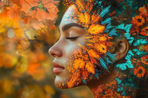 kleurrijk spiritueel evenwicht