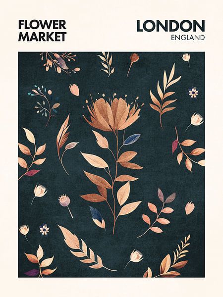 Flower Market - London by Emel Tunaboylu by The Artcircle