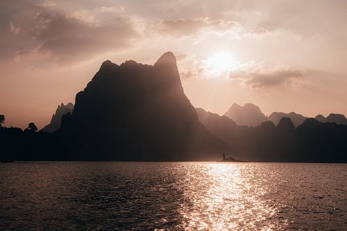 Sunset in Khao Sok by Fulltime Travels