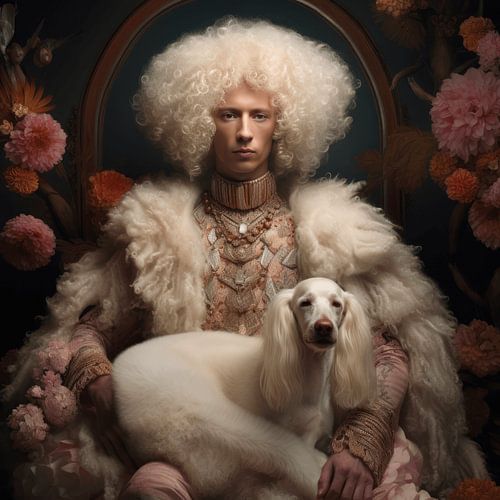 Vorst met zijn trouwe viervoeter