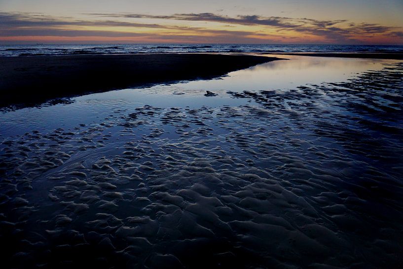 Sonnenuntergang Zandvoort aan Zee von Jan van de Laar