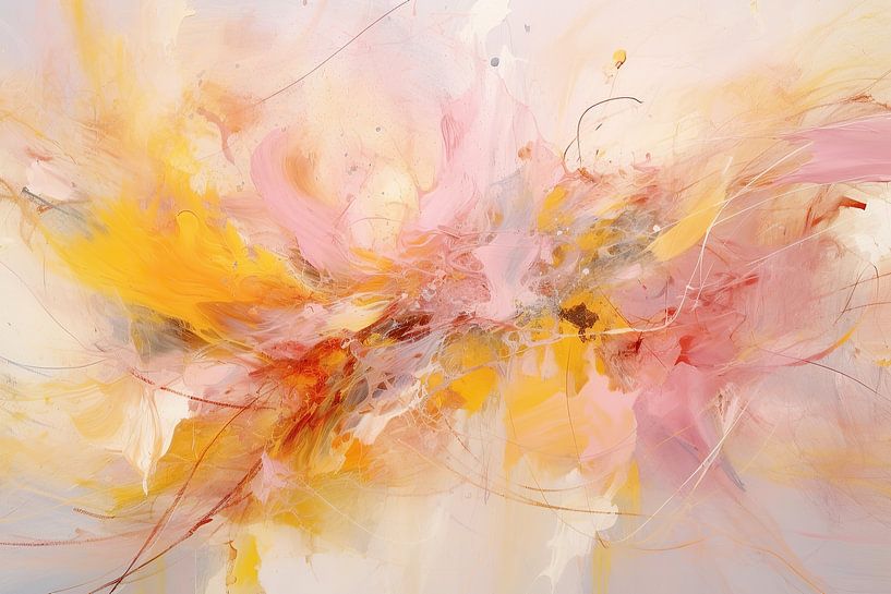 Flame Sea | Modernist Art by Eye catching paintings