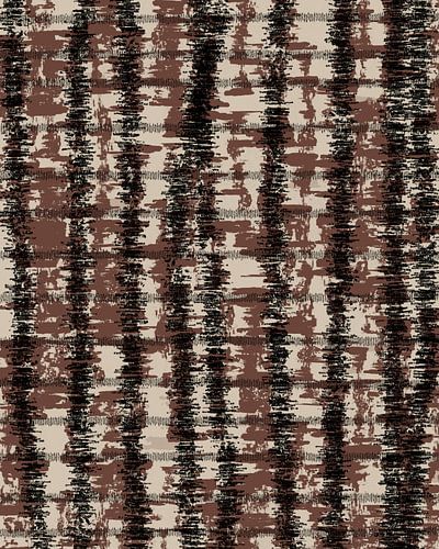 Wit, bruin, zwart. Retro jaren 70 patroon. Minimalistische woondecoratie.