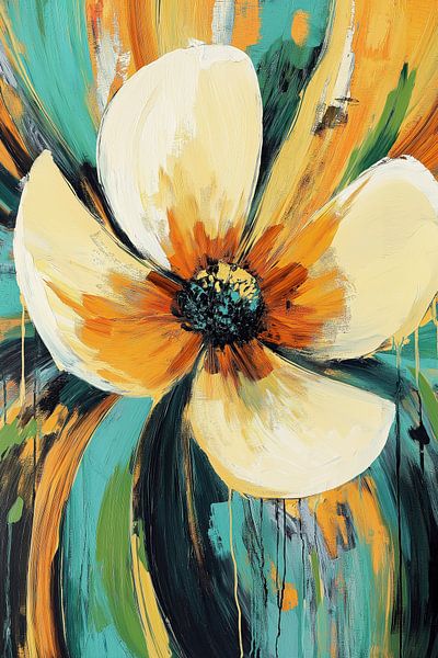 Bloem abstract van Imagine