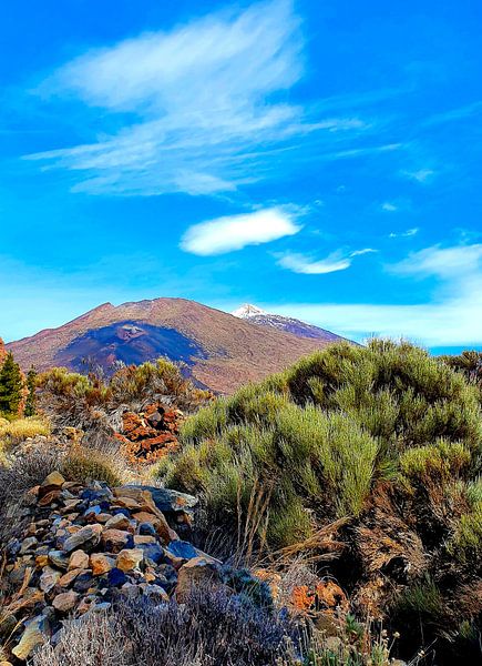 The volcano sleeps by zam art