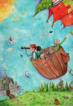 The secret balloon ride by keanne van de Kreeke