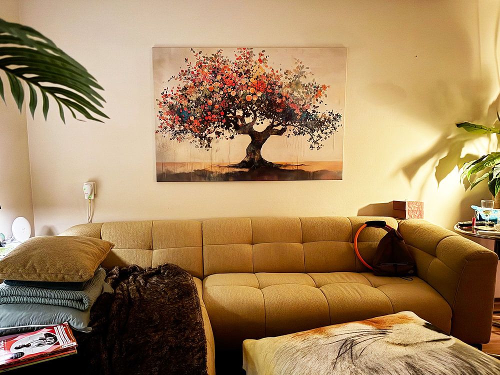 Colourful Tree Painting | Eternal Spring Magic  by Eye catching paintings 