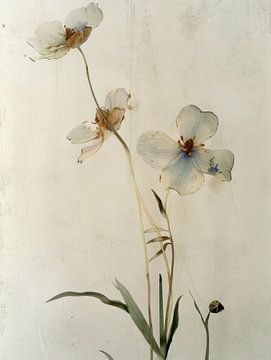 Flowers, Japandi style by Japandi Art Studio