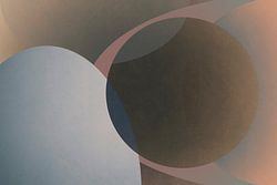 Maan Meditatie Modern Abstract Boog Geometrisch Organisch