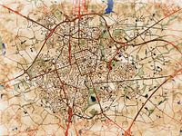 Karte von La Roche-sur-Yon im stil 'Serene Summer'