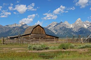 Scheune in Grand Teton von Antwan Janssen