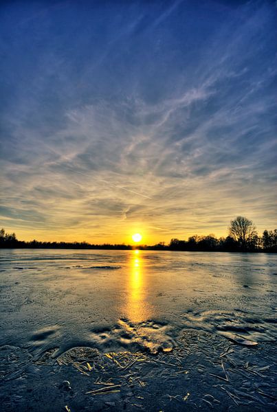 Sonnenuntergang im Winter by Malte Pott