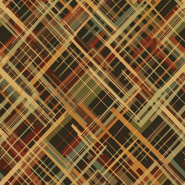 Vintage Plaid # LVII van Whale & Sons