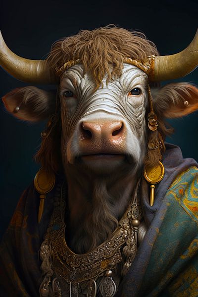 Highland cow by haroulita