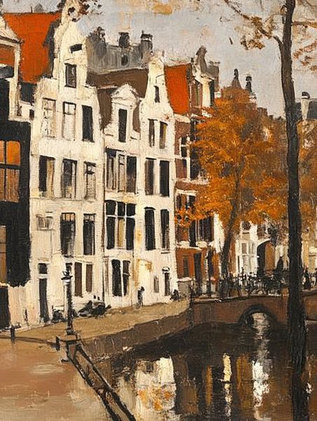 Amsterdam canals by Franka Poulain