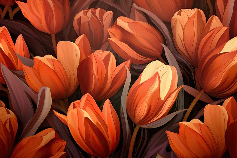 Tulips by Eye catching paintings