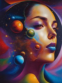 Das Gesicht im Raum Surrealismus von Jolique Arte