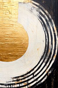 ABSTRAKTE KUNST Goldenes Pendel