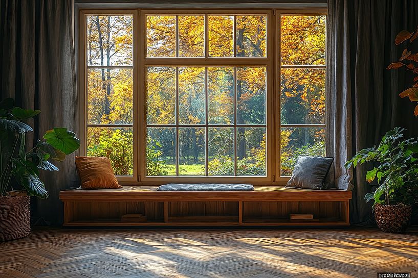 Blick durch das Fenster von Egon Zitter