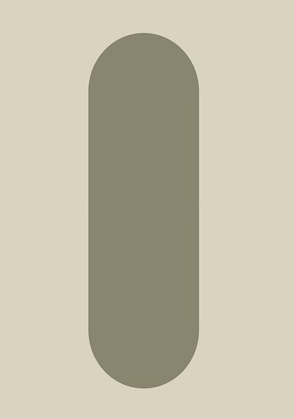 Japandi Gleichgewicht Abstrakt in Naturfarben von Mad Dog Art