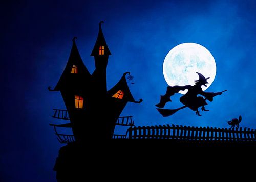 Horror Night Illustration