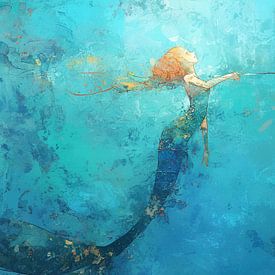 Frauenkunst | Jenseits der blauen Grenzen von ARTEO Gemälde
