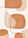 Abstracte vormen met lijn, warme tinten van Studio Miloa thumbnail