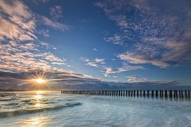 coucher de soleil Wissant sur Petra van Went