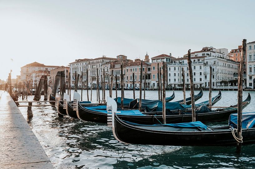 Gondolas in Venice, Italy by Milene van Arendonk